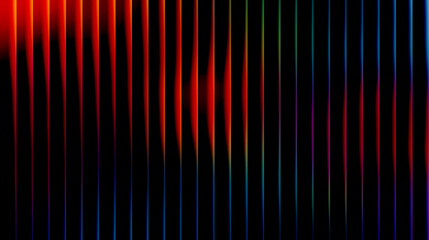 Glass stripes abstract colorful lines background dark wallpaper design art