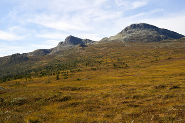 "Vibrant Autumnal Spectacle: Gaustatoppen Peaks in Telemark, Norway's Gorgeous Fall Transformation"