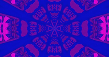 Colorful tunnel video loop creates a mesmerizing visual experience for screensaver or display