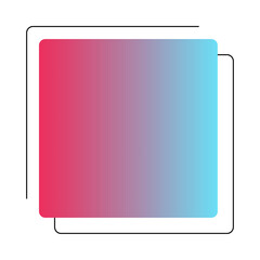Abstract Modern Color Blend Box Design Element