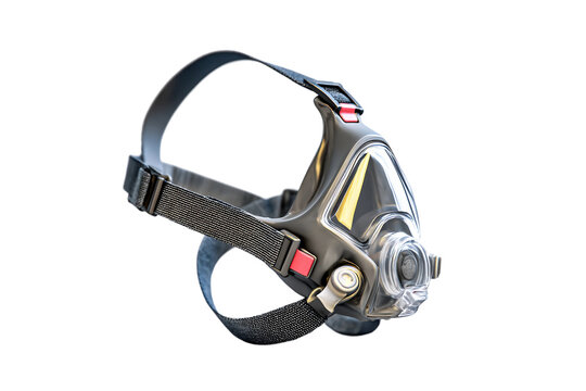 sports high altitude training mask isolated on transparent background