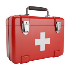 Essential first aid kit for emergencies offering safety and peace of mind in critical situations isolated on png transparent background