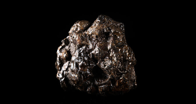Chondrite Meteorite L Type isolated, piece of rock formed in outer space in the early stages of Solar System as asteroids. This meteorite comes from a meteorite fall impacting Earth