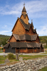 Ancient Heddal Stave Church, Norway's Largest Wooden Cathedral from the 13th Century, Still Serving as a Parish Church