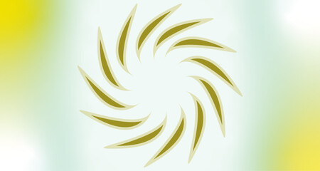 Colorful fireworks rotating abstract background