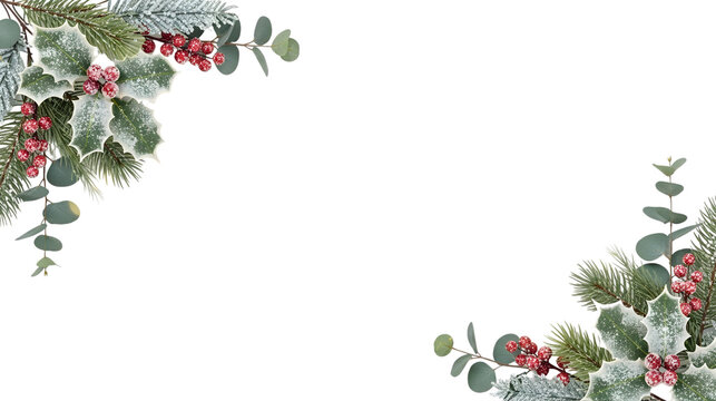 Christmas ornaments and background holiday decoration