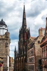 Fototapeta premium Tolbooth Kirk, Edinburgh, Mid-Lothian, Scotland