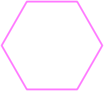 Neon Glowing Shape PNG | High-Resolution Transparent Outline Element for Digital Art & Design