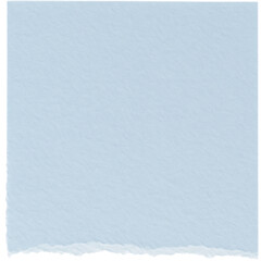 Soft sky blue paper with ripped bottom edge