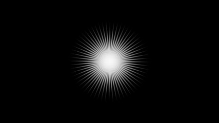 Digital radio waves concept signal motion graphics network tower produced circle diffusion animation on a black background.