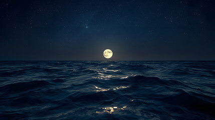 Moon Over the Sea