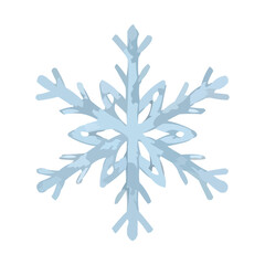 watercolor winter snowflakes