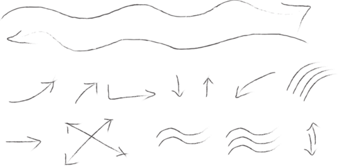 vector illustration of line art line