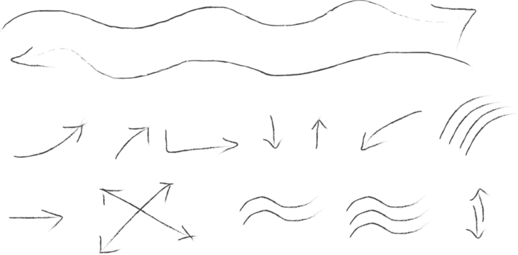 vector illustration of line art line 