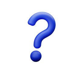 blue question mark