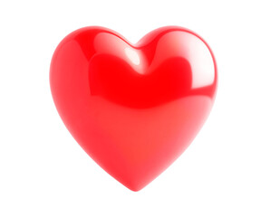 red heart PNG isolated