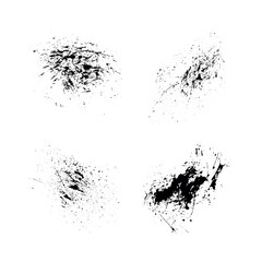 ink splash painting element set