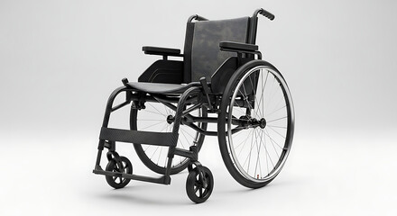 wheelchair 3d rendered 