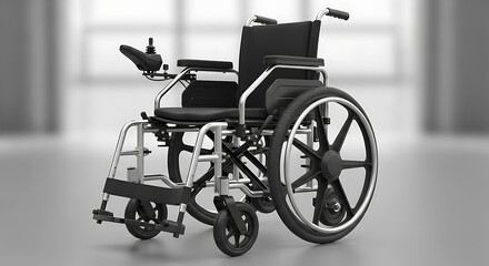 wheelchair 3d rendered 