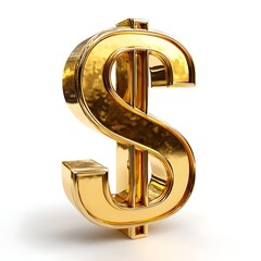 Textured Golden Currency Symbol with Subtle Patina on Bright Surface, Evoking Authenticity, Value, and Enduring Prosperity