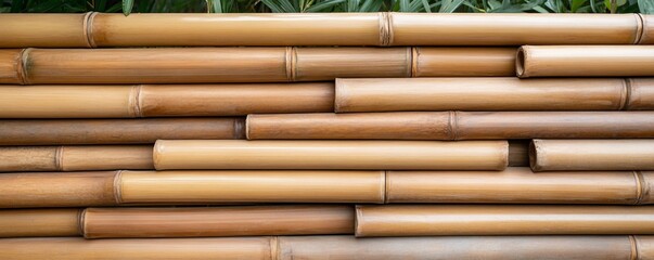 Bamboo Wall Detail Rustic Asian Style Texture, Bamboo , Wood