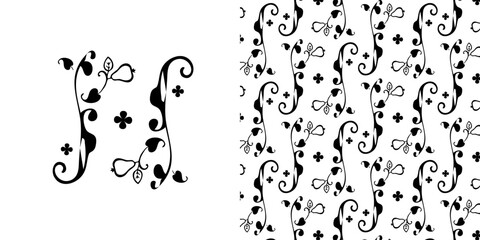 Abstract Geometric Ornamental Design