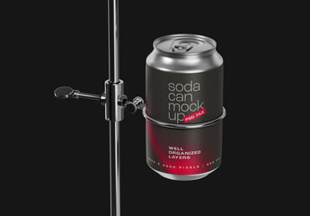 Soda Can Mockup