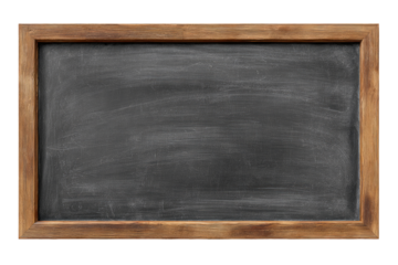 Empty vintage chalkboard