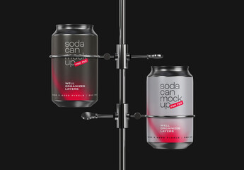 Soda Can Mockup