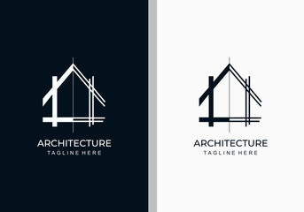 architectural template illustration vector logo icon