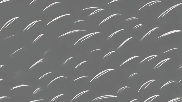 Abstract Gray Background with White Brush Strokes Pattern.