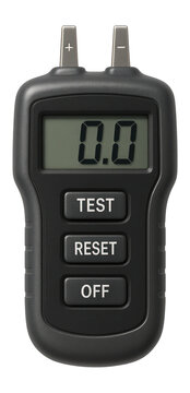 Compact automotive circuit breaker tester for easy glovebox storage.