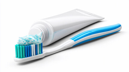 How to brush teeth using toothpaste and a toothbrush correctly