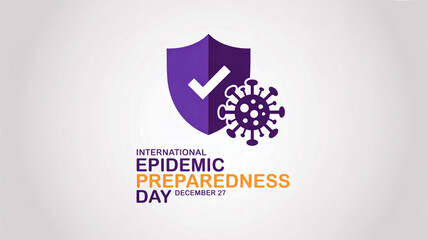 International epidemic preparedness day awareness banner design
