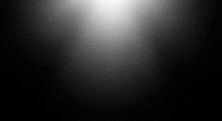 Abstract Black and White Gradient Background with Light Spot Effect