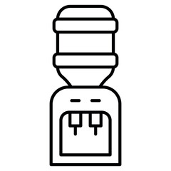 Water Dispenser Icon Template – Clean Appliance Vector