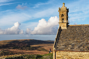 "Mont Saint Michel de Brasparts" in  the Arrée mountains, Brittany, France.