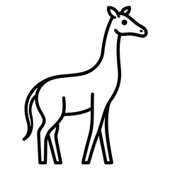 vector illustration of a deer