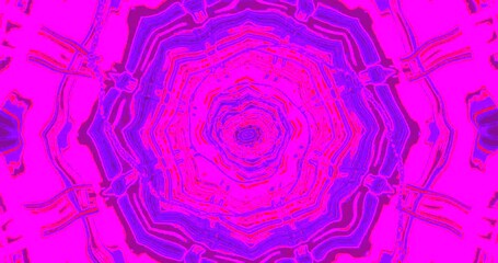 Vibrant tunnel visual in seamless loop with abstract patterns and vivid colors enhancing viewer experience