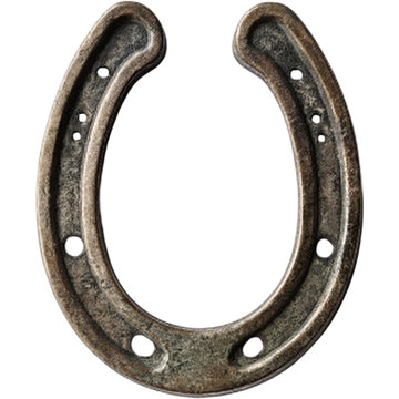 Horseshoe luck symbol vintage metal rustic horseshoe good luck charm horseshoe western horseshoe decor item