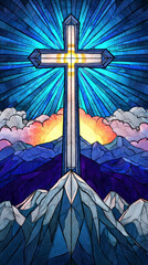 Obraz premium Archangel with Sword and Serpent – AI Generative