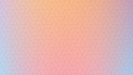 Geometric Pattern Background With Pastel Gradient vector