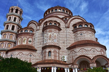 church Ag. Georgiou in village Nea Moudania ,Chalkidiki in Greece