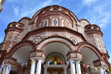 church Ag. Georgiou in village Nea Moudania ,Chalkidiki in Greece