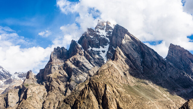 Mountain peak near Payu, K2 Base Camp, Karakoram, Pakistan