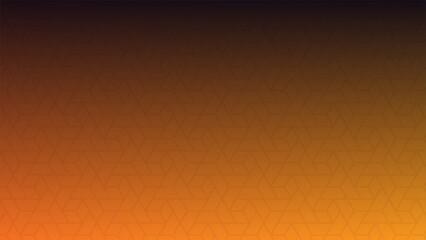 Geometric Hexagonal Pattern with Dark Orange Gradient Background Keywords: geometric, pattern