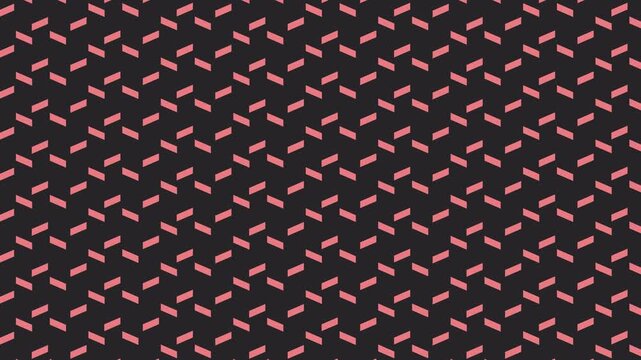 Abstract Pink Geometric Shapes Seamless Loop Animation.