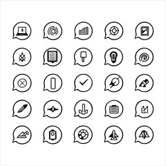 A Professional Strategic 25 Diagram Service Icon Symbol, Showcasing Analysis and Data Visualization in a Flat Design Minimalist Vector for Digital Business Planning Success