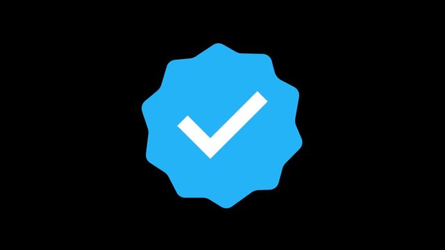 Confirmation and validation icon with a smooth reveal animation.
