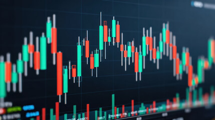 Green candlestick chart, red candlestick chart, trading chart, market data, financial chart, crypto chart up tum dynamic crypto market chart with green and red candlest